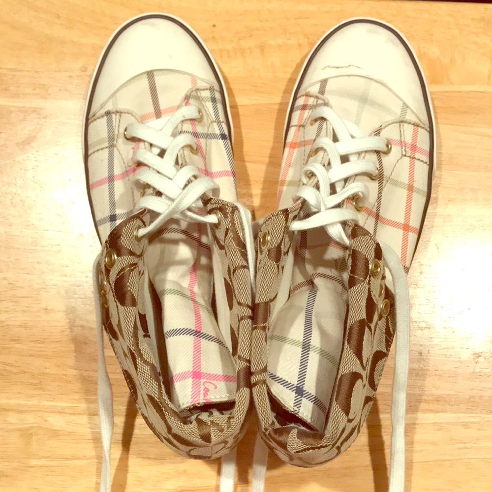 COACH High Top Sneakers - Size 8 Womens